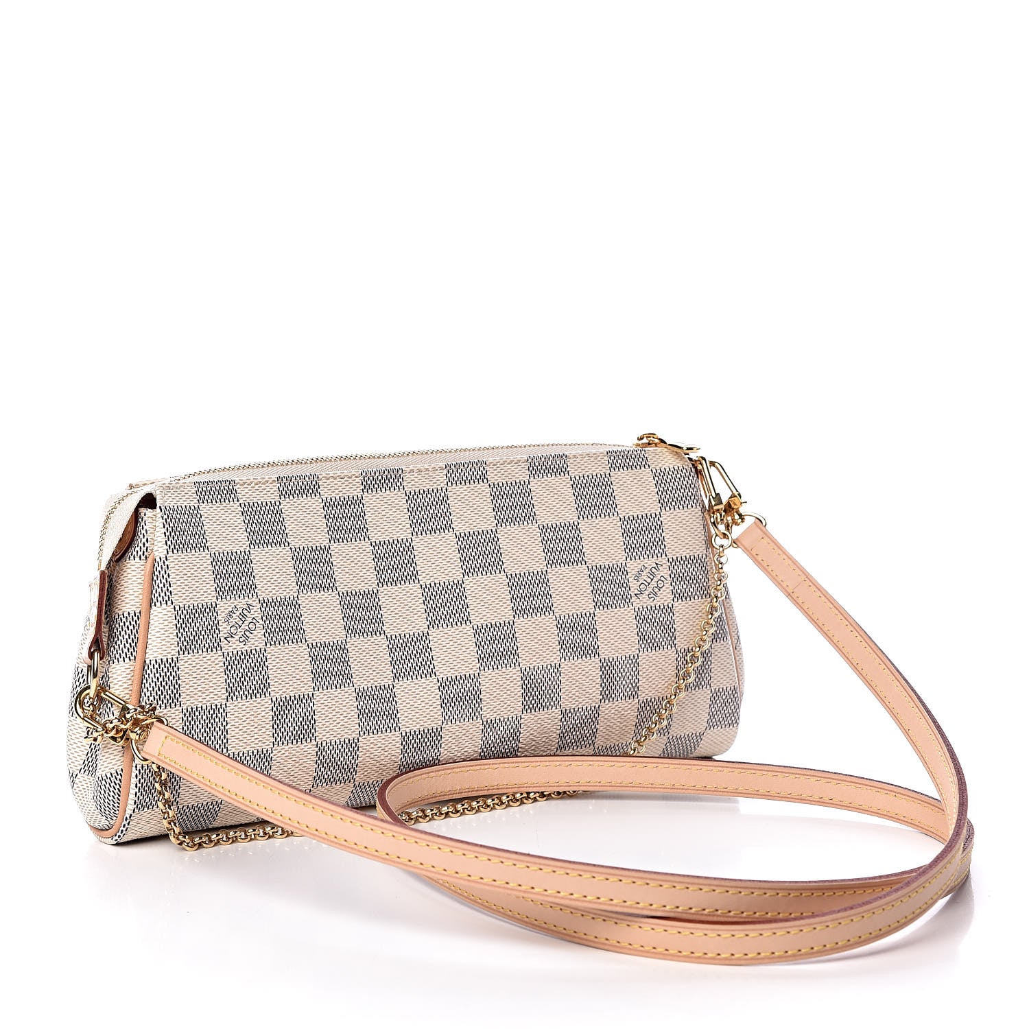 Louis Vuitton Damier Azur Eva Clutch 3 of 9