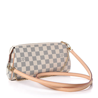 Louis Vuitton Damier Azur Eva Clutch 3 of 9