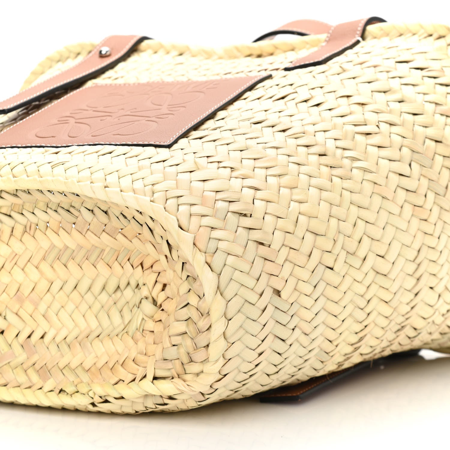 Loewe Raffia Basket Tote Bag Natural Tan 9 of 9