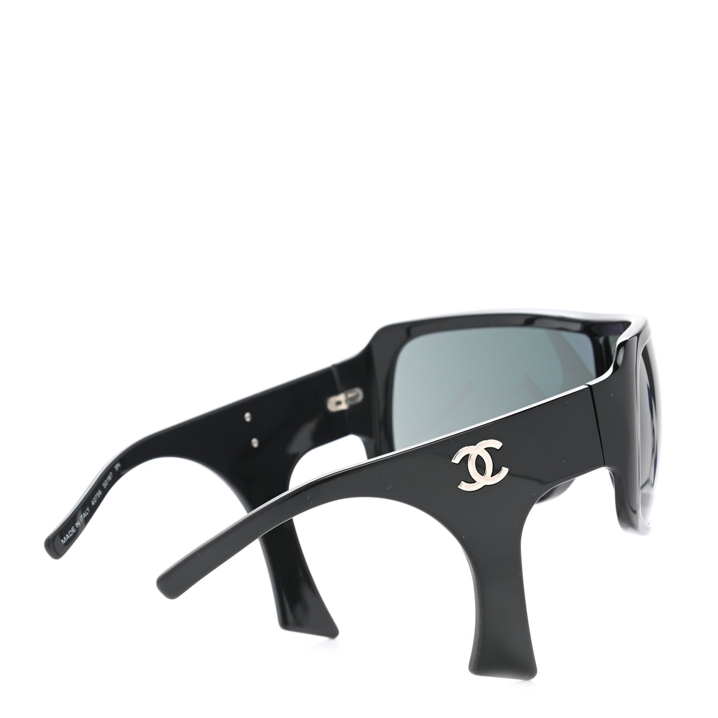 Acetate Sideburn Sunglasses 40756 Black
