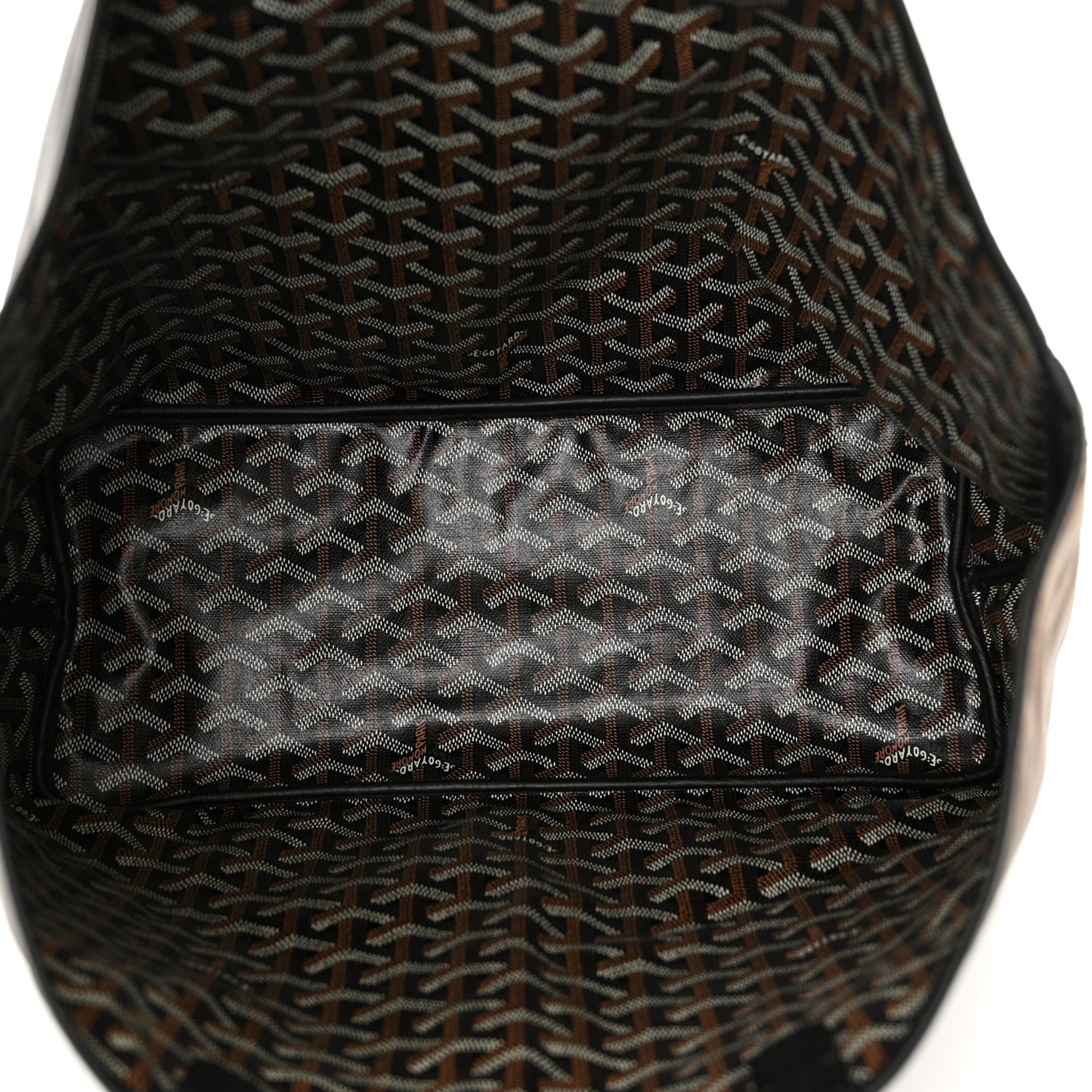 Goyardine Reversible Anjou PM Black