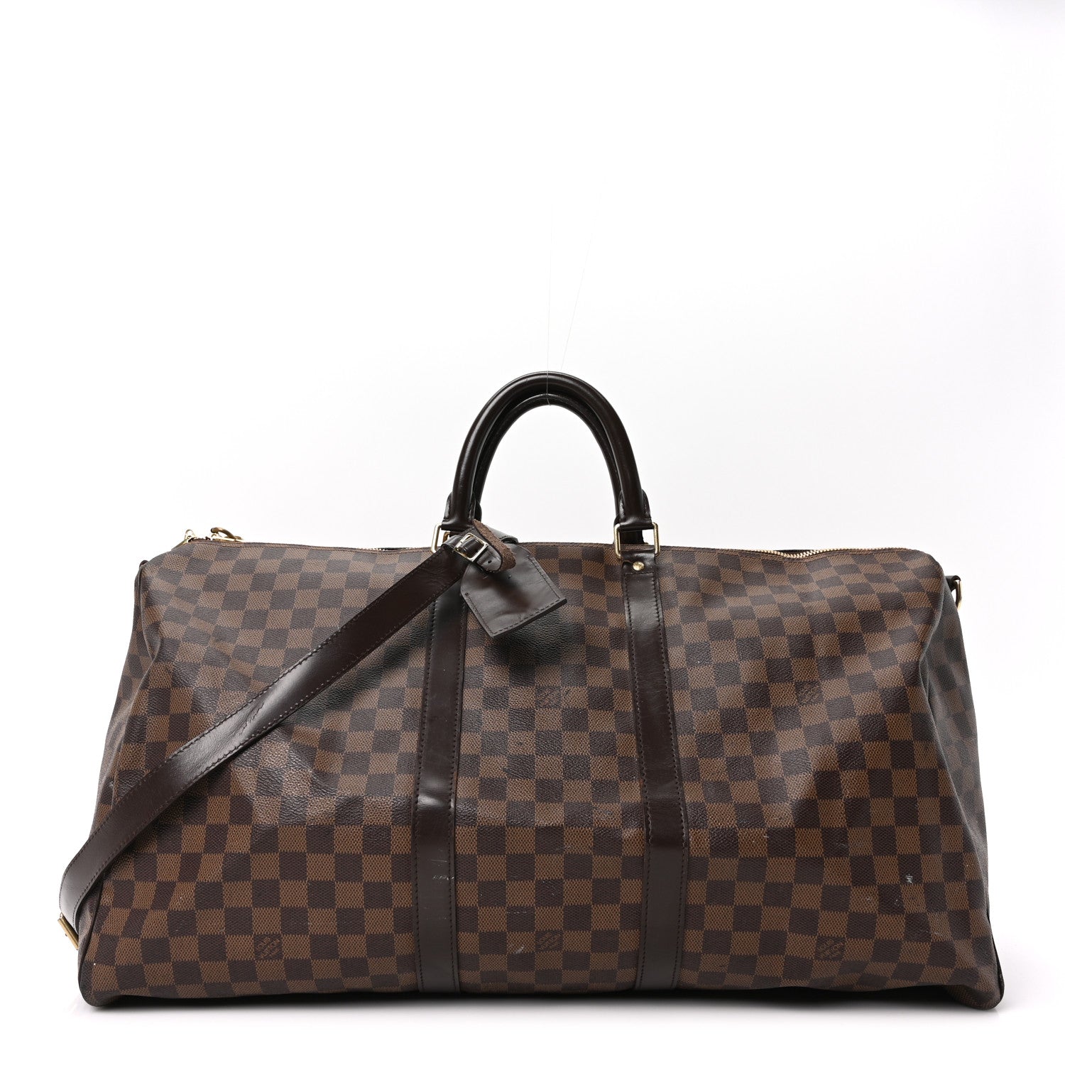 Louis Vuitton Damier Ebene Keepall Bandouliere 55 1 of 8