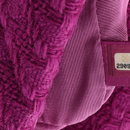 Chanel Tweed Quilted Medium Chanel 19 Flap Magenta 7 of 10