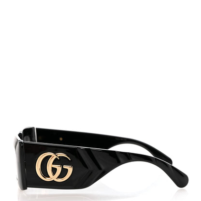 Gucci Acetate Rectangular Sunglasses GG0811S Black 3 of 7