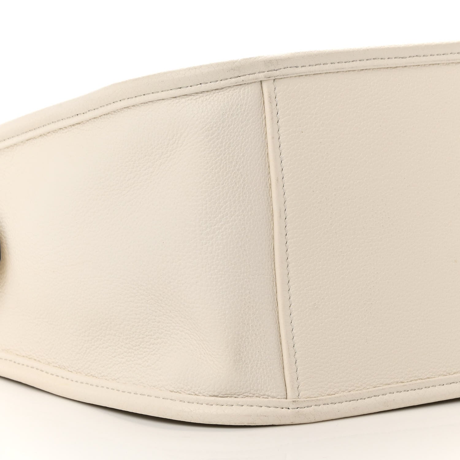 Prada Vitello Daino Hobo Messenger Bag White 10 of 15