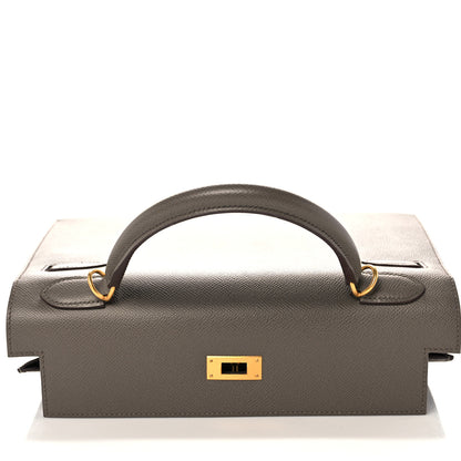 Hermes Epsom Horseshoe Kelly Sellier 32 Etain 18 of 38