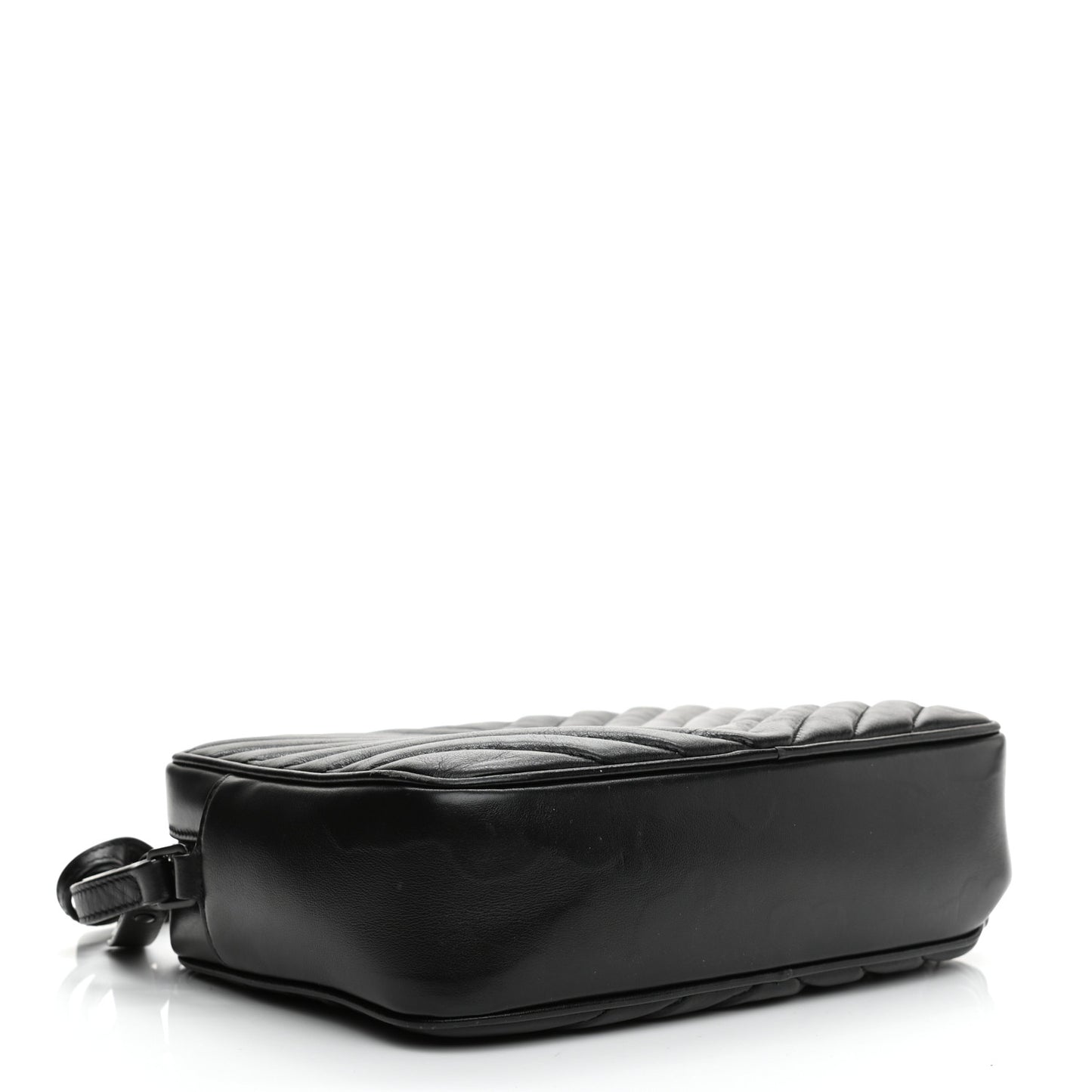 Calfskin Matelasse Monogram Lou Camera Bag Black
