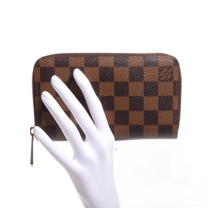 Louis Vuitton Damier Ebene Zippy Compact Wallet 2 of 8