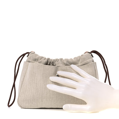 Hermes Canvas Barenia Fourbi 20 PM Pouch Naturel Fauve 2 of 10