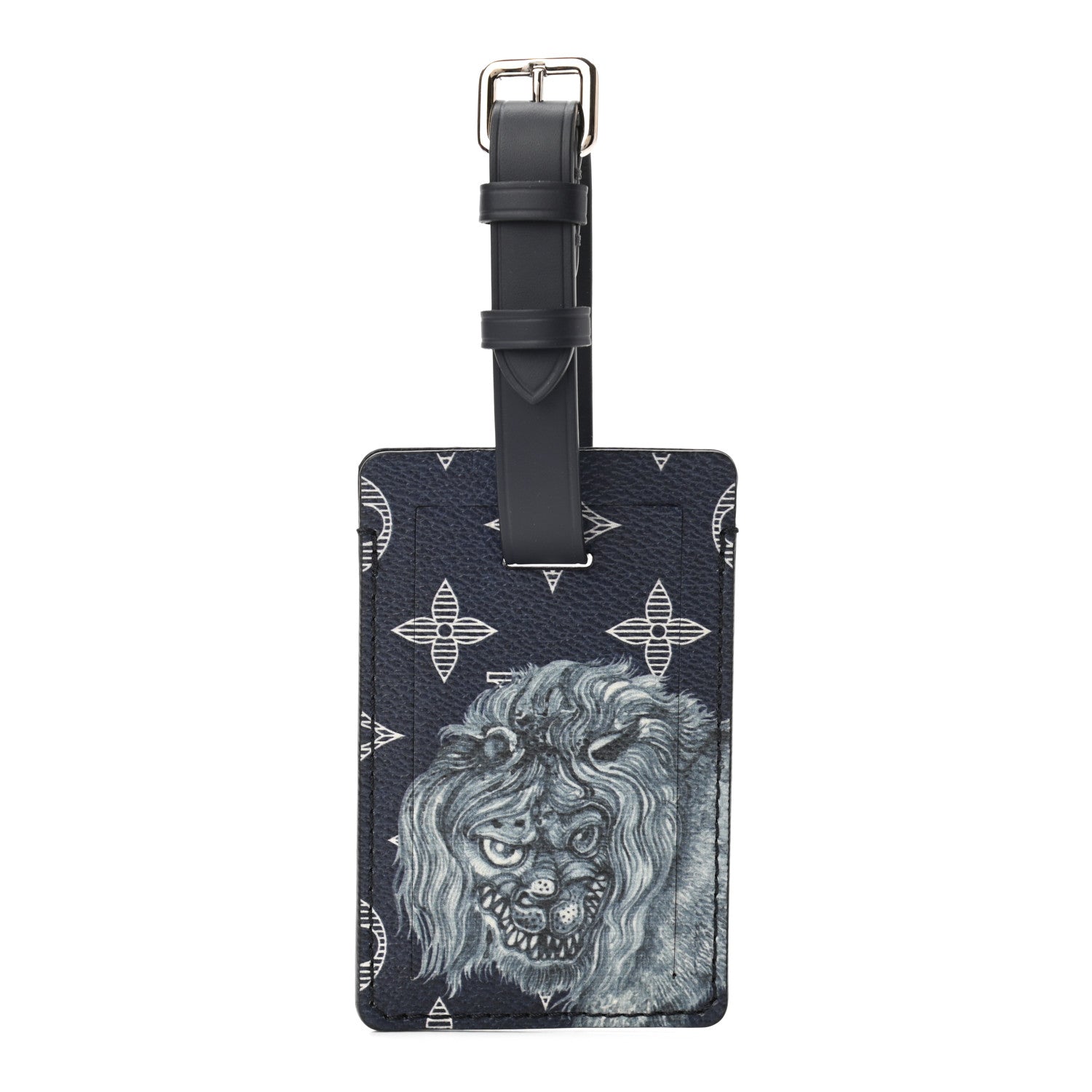 Louis Vuitton Savane Monogram Chapman Lion Luggage Tag 1 of 3