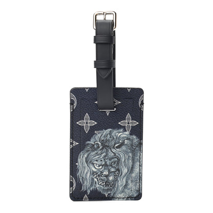Louis Vuitton Savane Monogram Chapman Lion Luggage Tag 1 of 3
