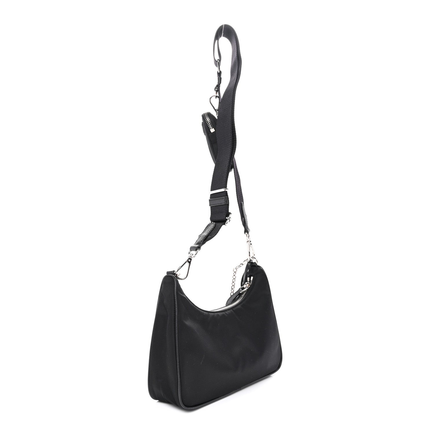 Prada Re-Nylon Saffiano Re-Edition 2005 Shoulder Bag Black 3 of 11