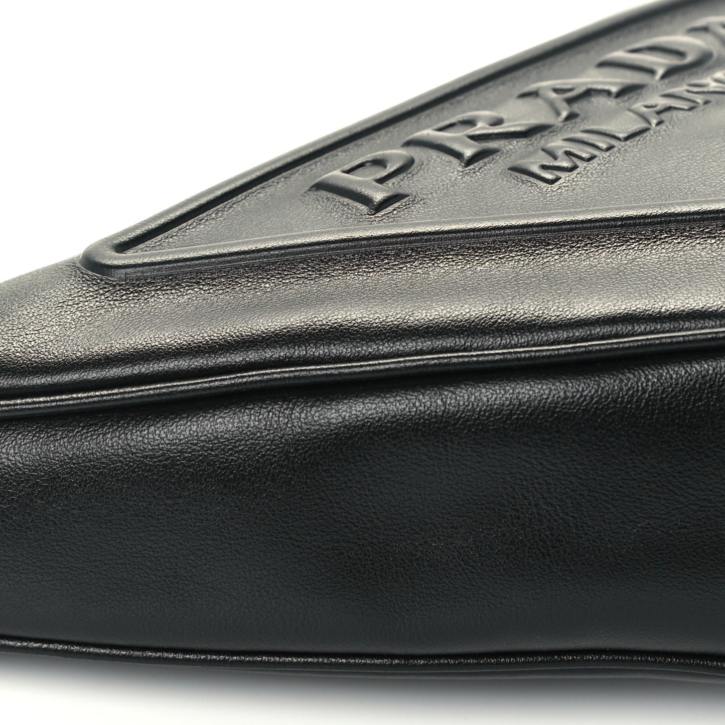 Grace Lux Triangle Pouch Black