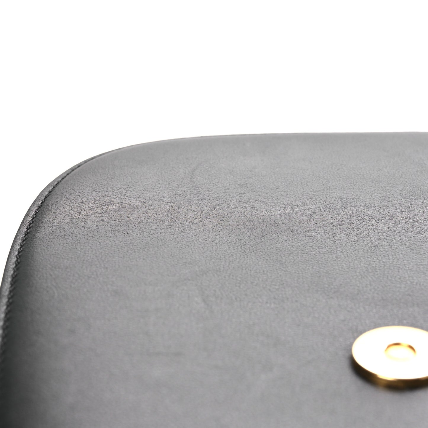 Smooth Calfskin Supervee Shoulder Bag Black