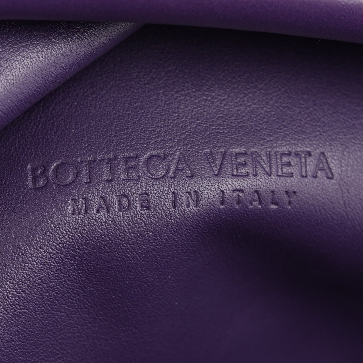 Smooth Butter Calf The Pouch Oversized Clutch Raisin