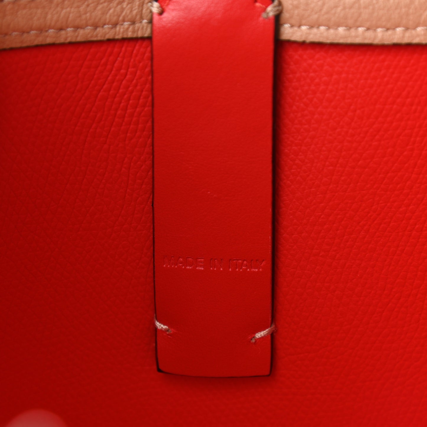 Calfskin Empire Spikes Small East West Cabata Tote Nude