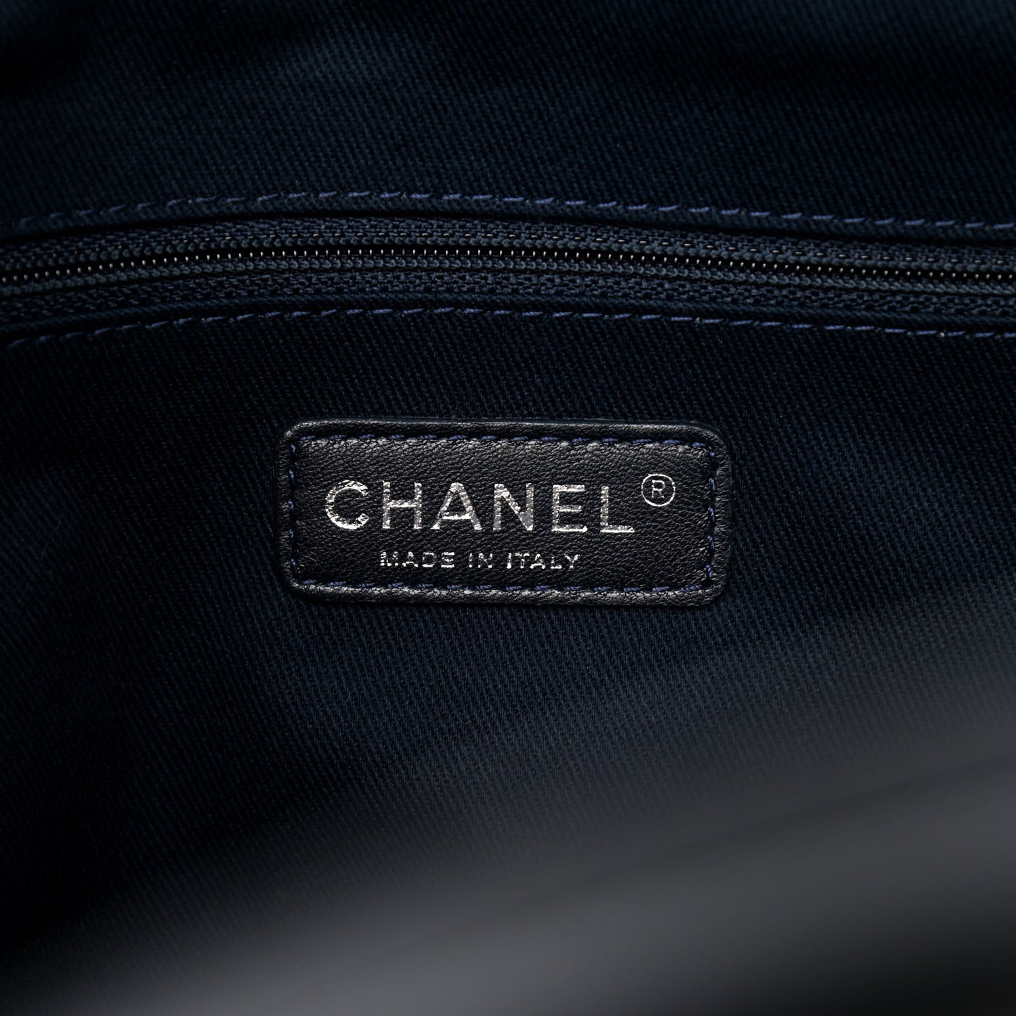 Denim Deauville Bowling Bag Dark Blue