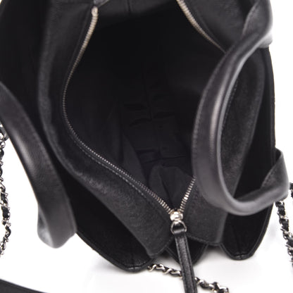 Chanel Caviar Quilted Urban Companion Top Handle Shopping Tote Black 5 of 9