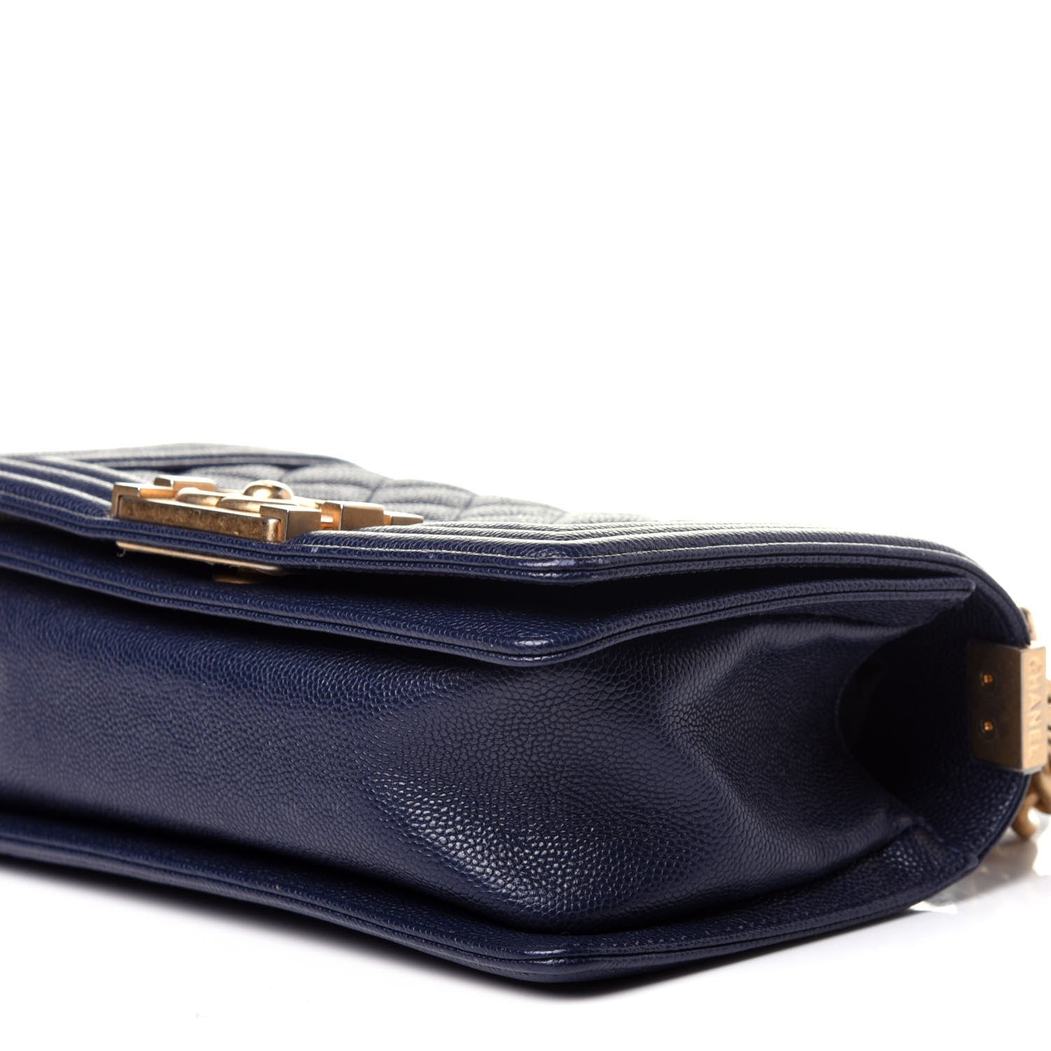 Chanel Caviar Quilted Small Boy Flap Navy 16 of 23