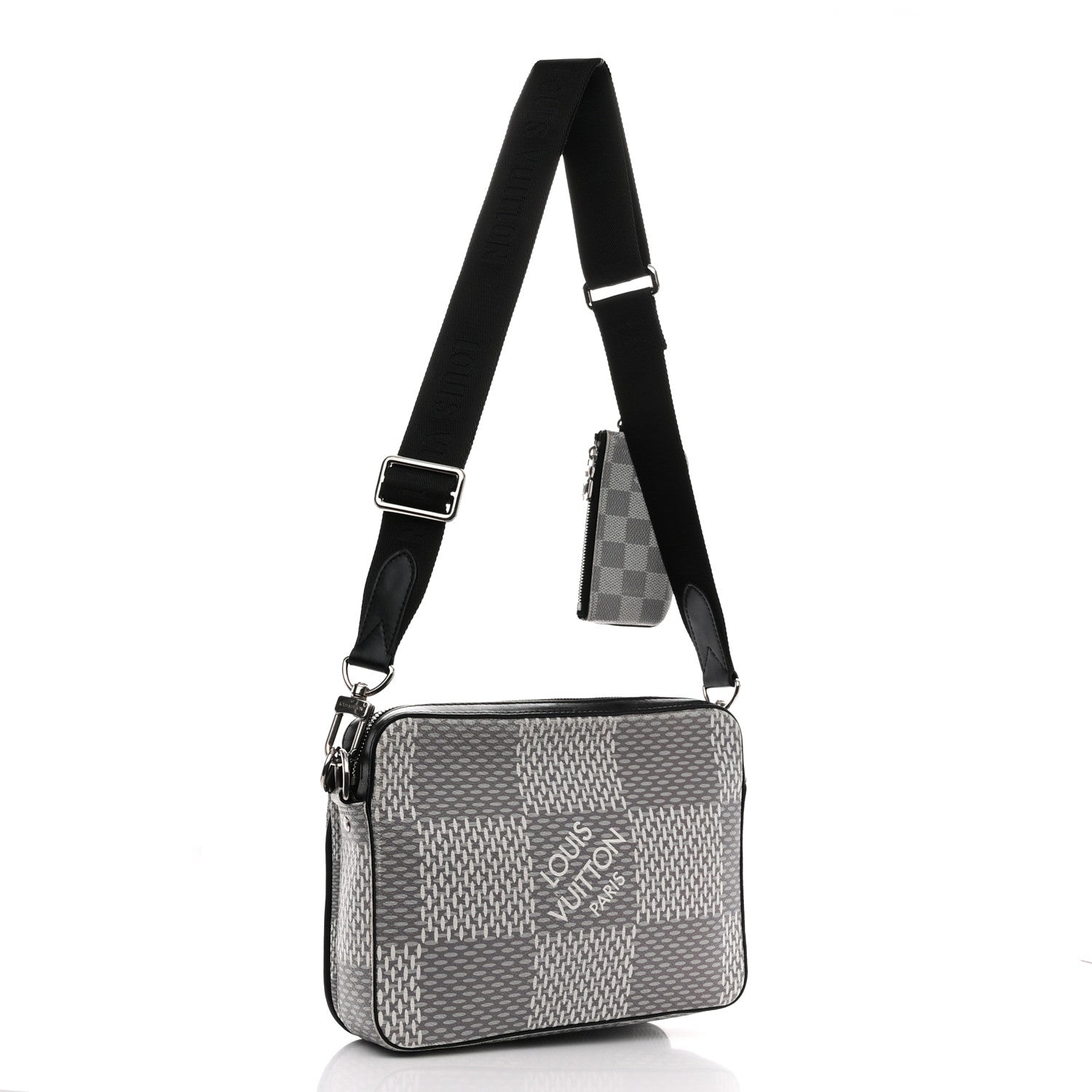 Louis Vuitton Damier Graphite 3D Trio Messenger Antarctica 3 of 9