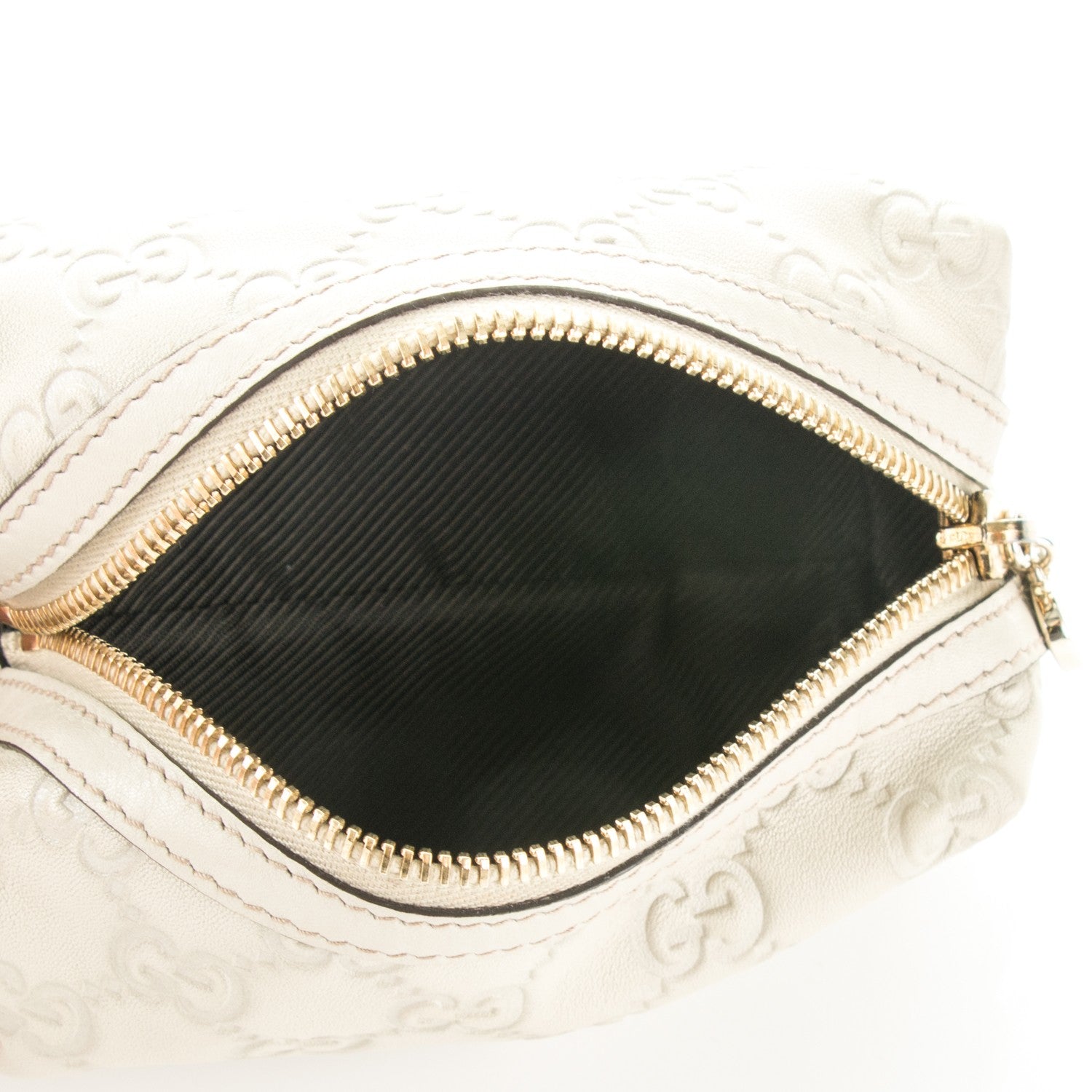 Gucci Guccissima Small Cosmetic Pouch Off White 5 of 7