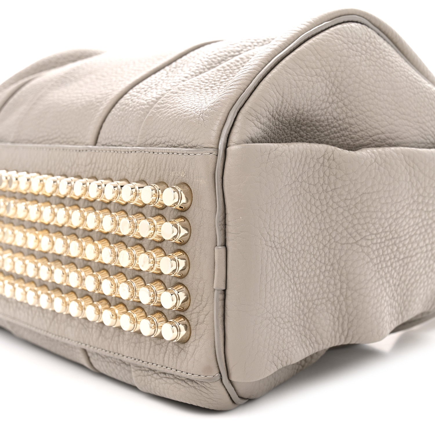 Alexander Wang Pebbled Lambskin Rocco Oyster Gold Hardware 9 of 12