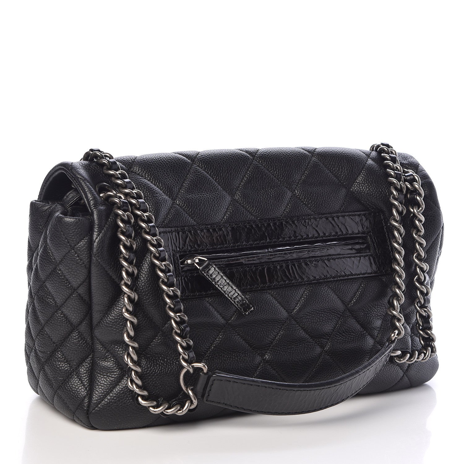 Chanel Caviar Quilted Coco Casual Flap Black 3 of 10