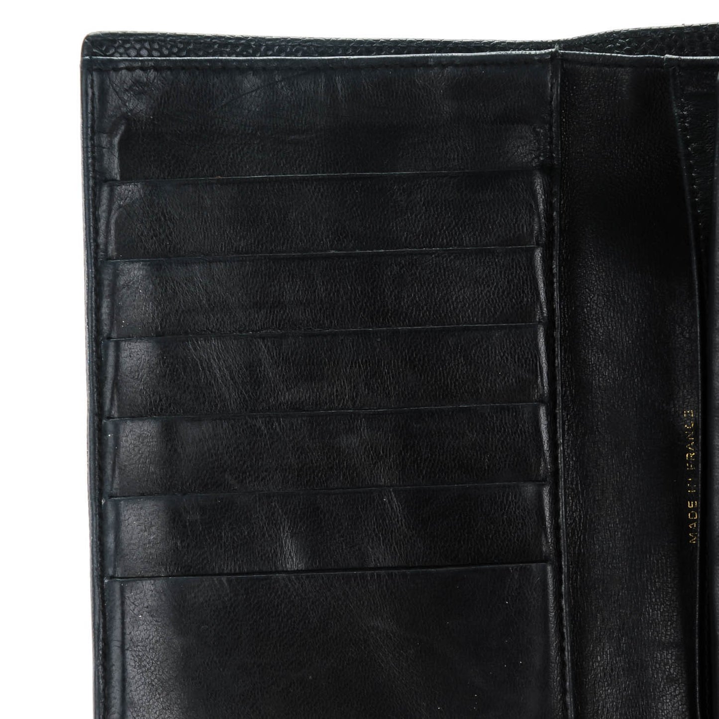 Caviar CC French Wallet Black
