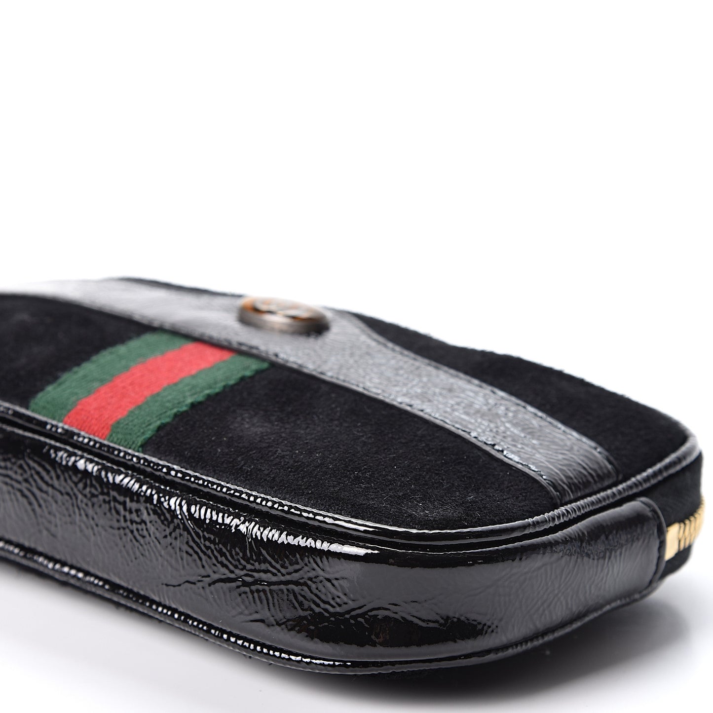 Suede Patent Ophidia Belted iPhone Case 75 30 Black