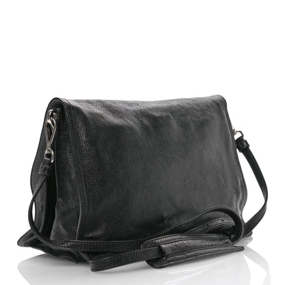 Prada Glace Calf Etiquette Flap Black Astrale 3 of 15