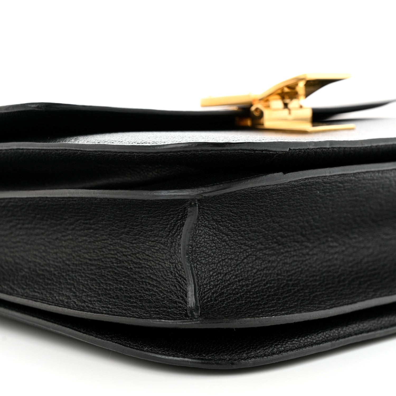 Celine Goatskin Medium Classic Box Flap Bag Black 9 of 12