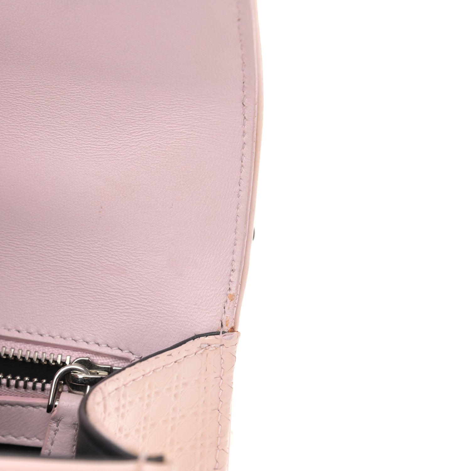 Christian Dior Patent Micro-Cannage Small Diorama Flap Bag Rose 16 of 16