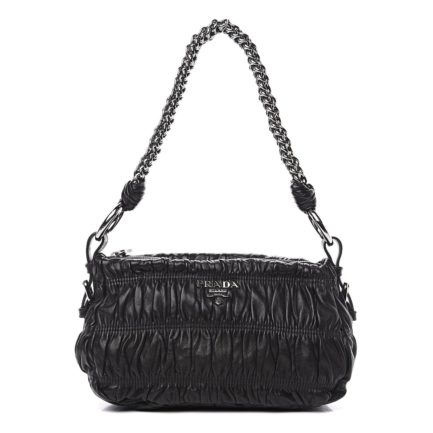 Nappa Gaufre Mini Bag Black