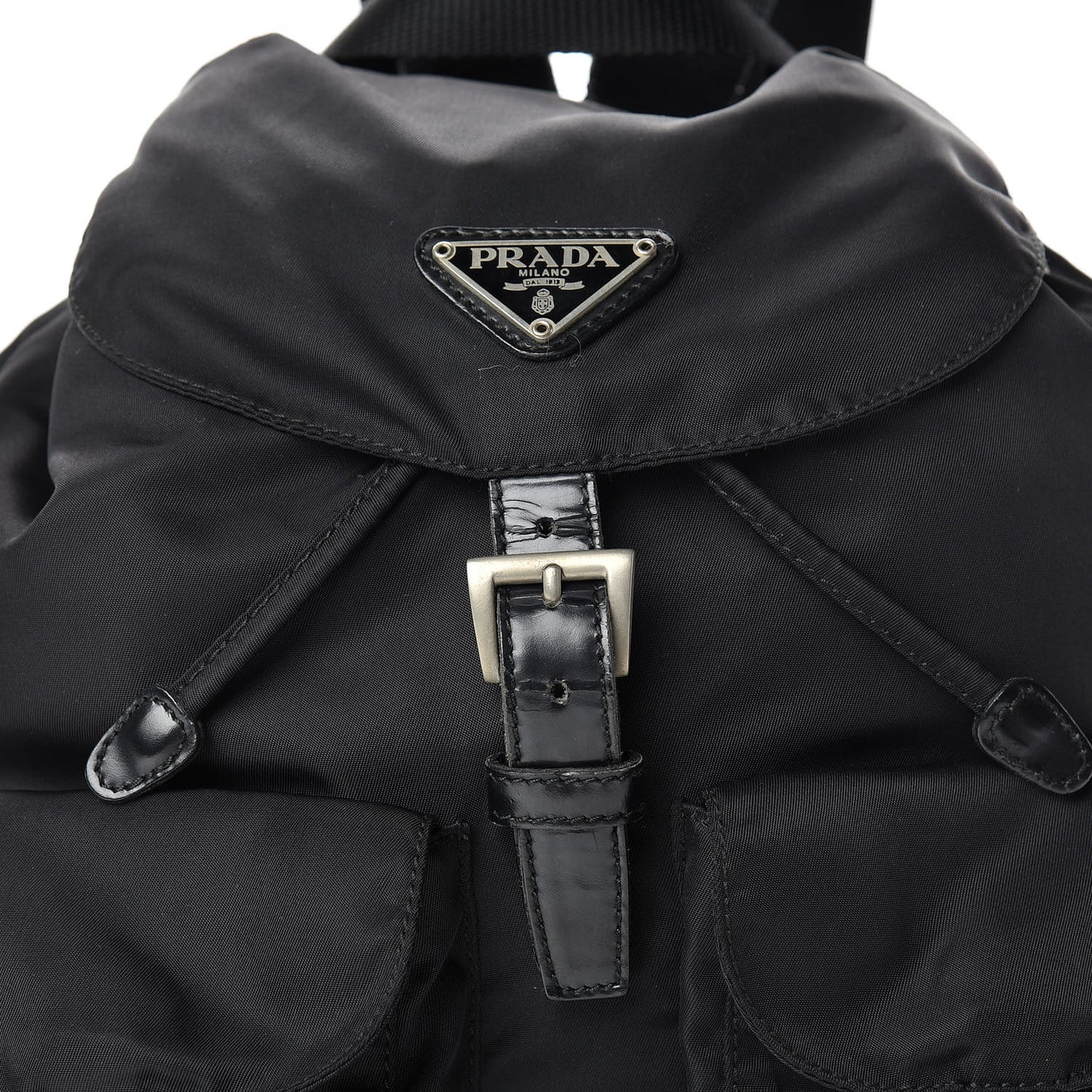 Tessuto Nylon Vela Small Backpack Black