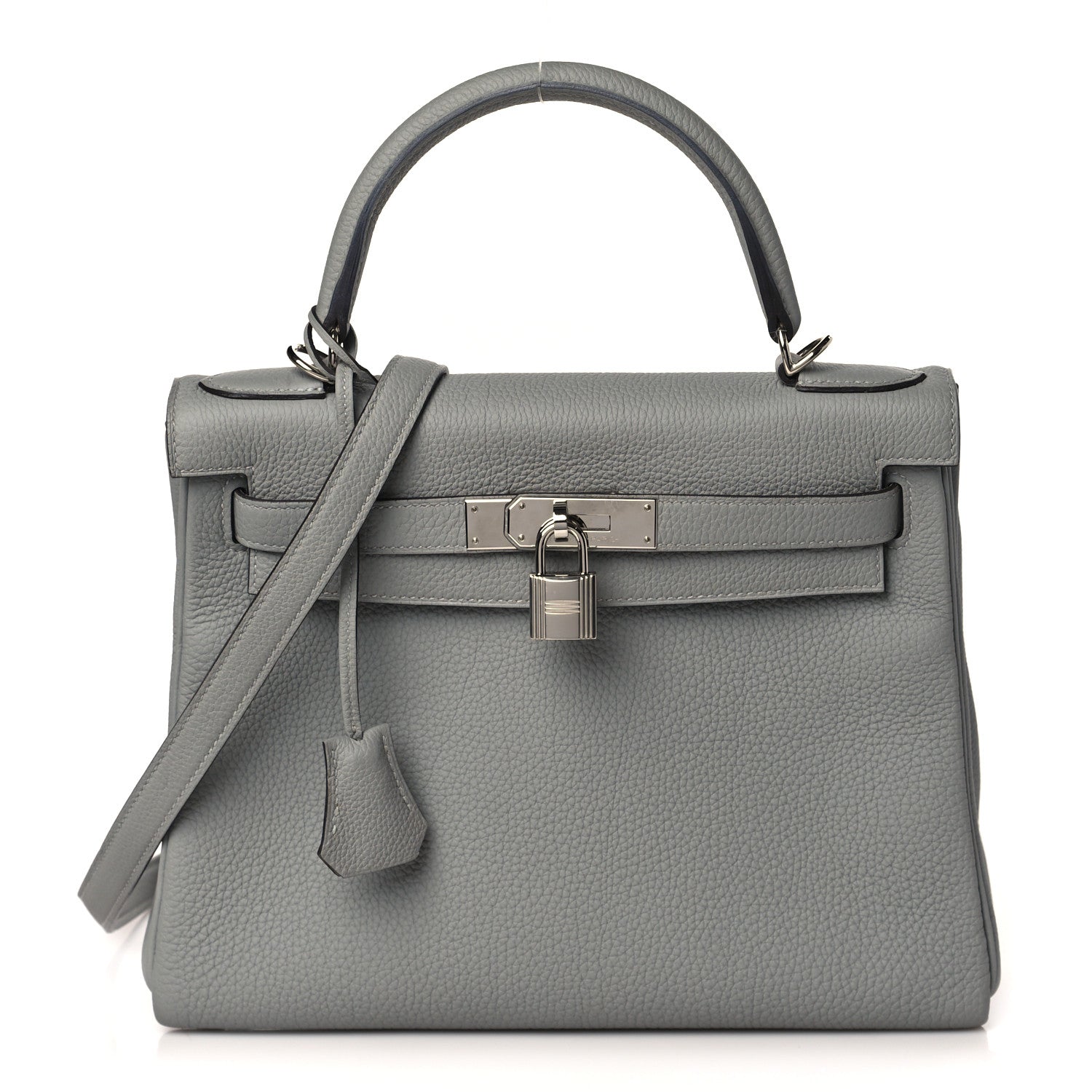 Hermes Togo Kelly Retourne 28 Gris Mouette 1 of 9