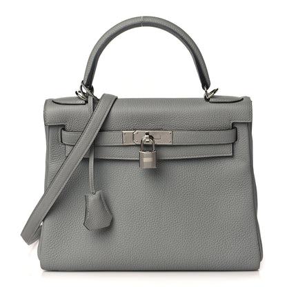 Hermes Togo Kelly Retourne 28 Gris Mouette 1 of 9