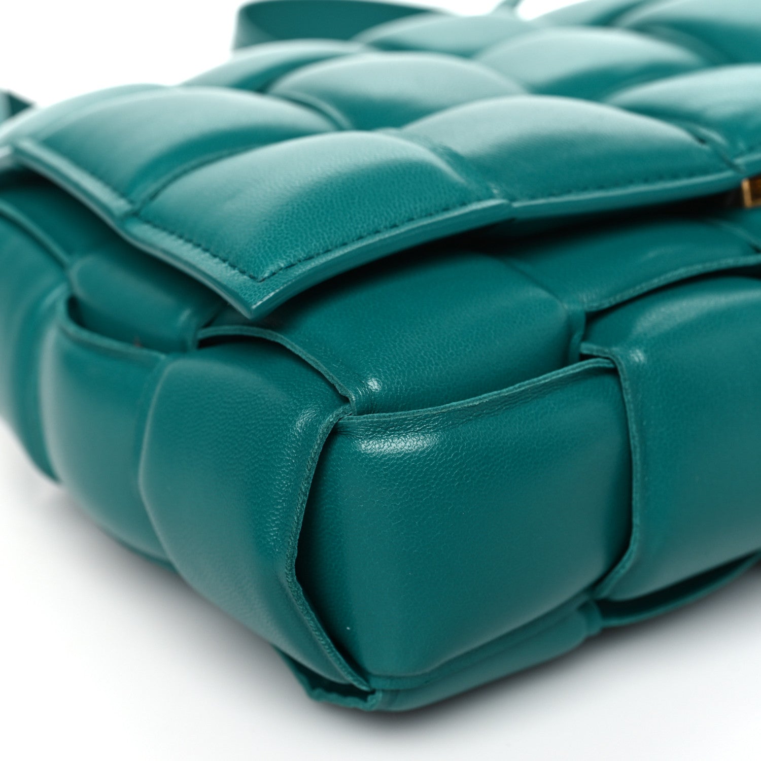 Bottega Veneta Nappa Maxi Intreccio Padded Cassette Crossbody Bag Mallard 7 of 9