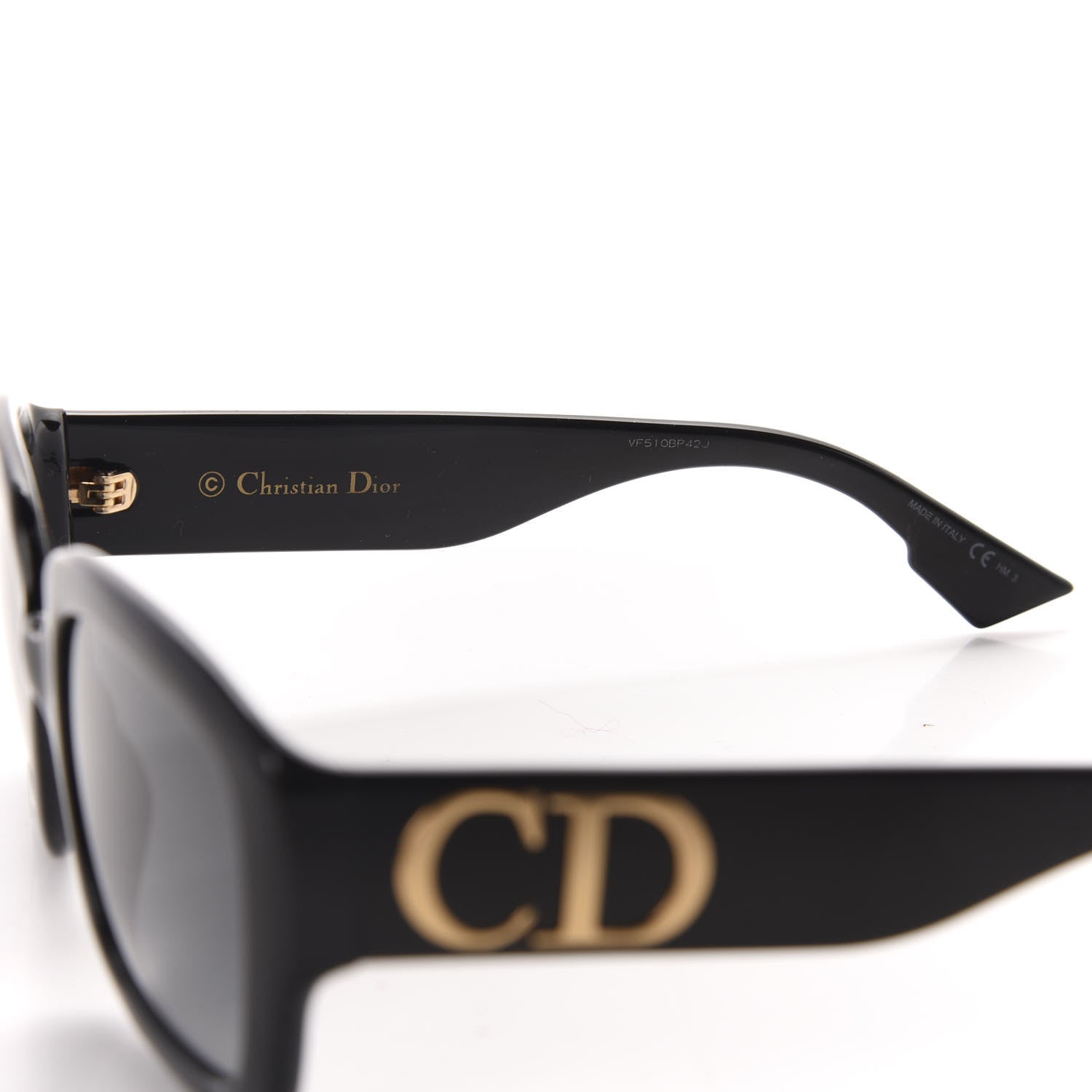 Christian Dior CHRISTIAN Acetate D Dior Sunglasses Black 5 of 7