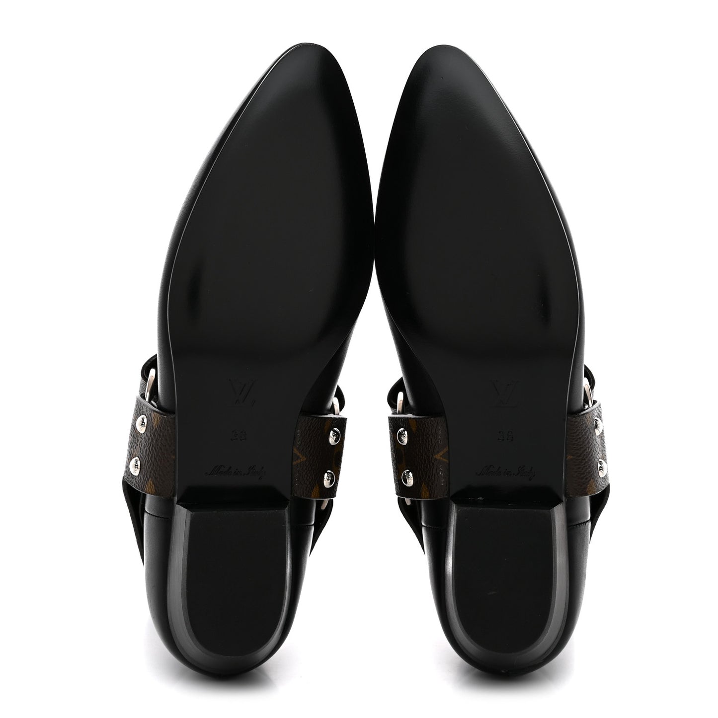 Calfskin Monogram Rhapsody Ankle Boots 38 Black