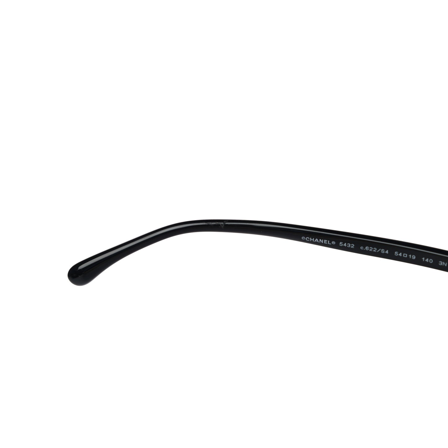 Acetate Cat Eye CC Sunglasses 5432 Black