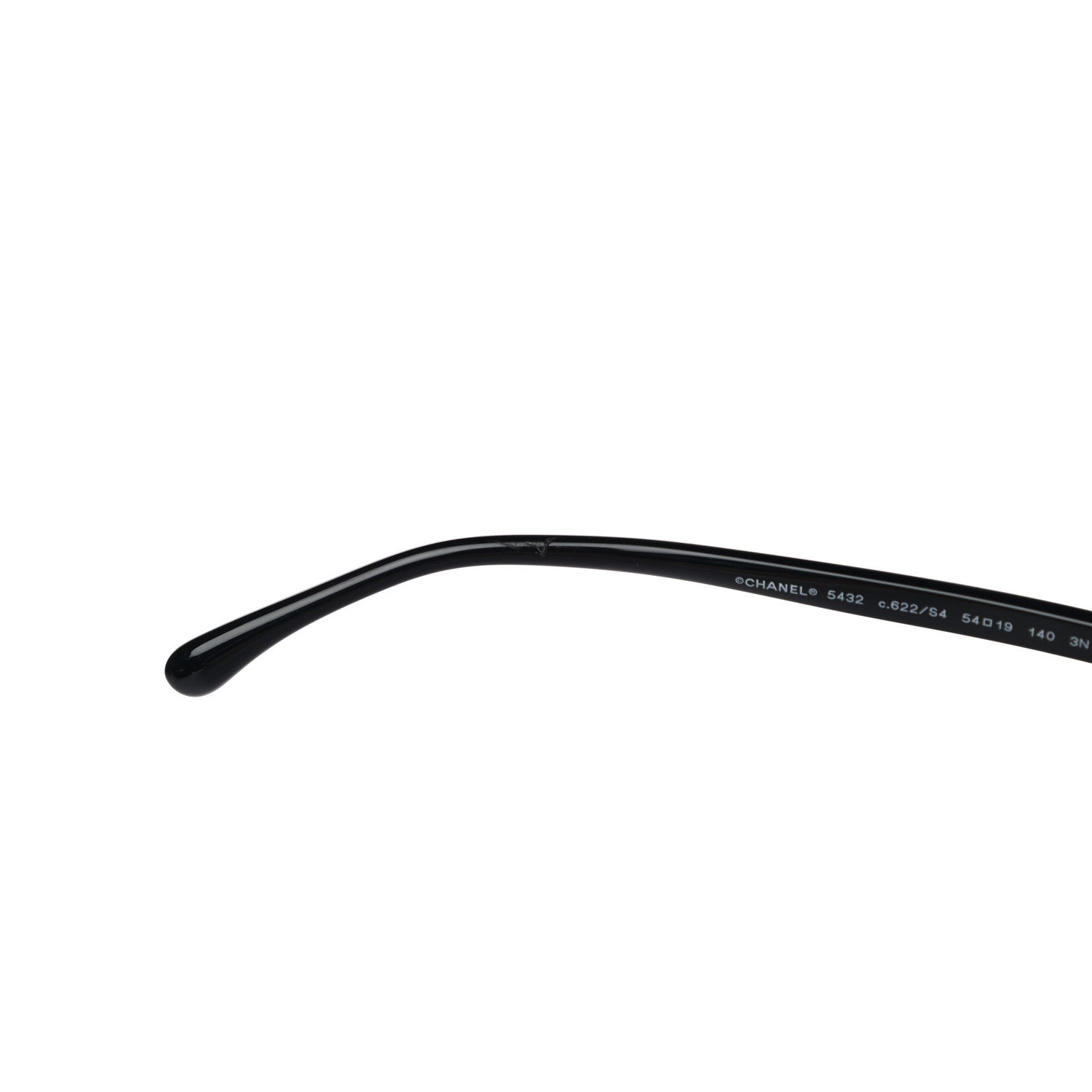 Chanel Acetate Cat Eye CC Sunglasses 5432 Black 8 of 9