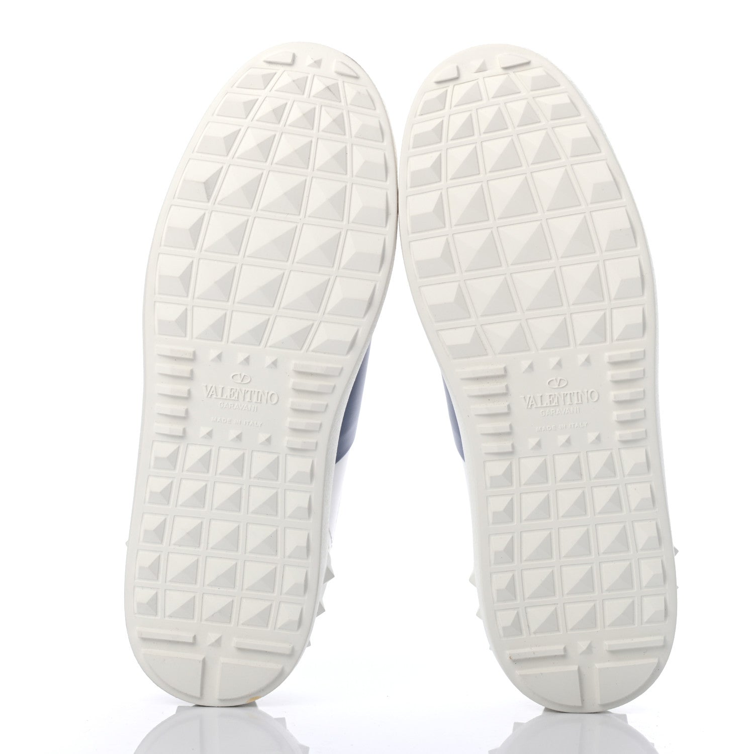 Valentino Garavani Calfskin Womens Rockstud Open Sneakers 36 White Niagara 5 of 8