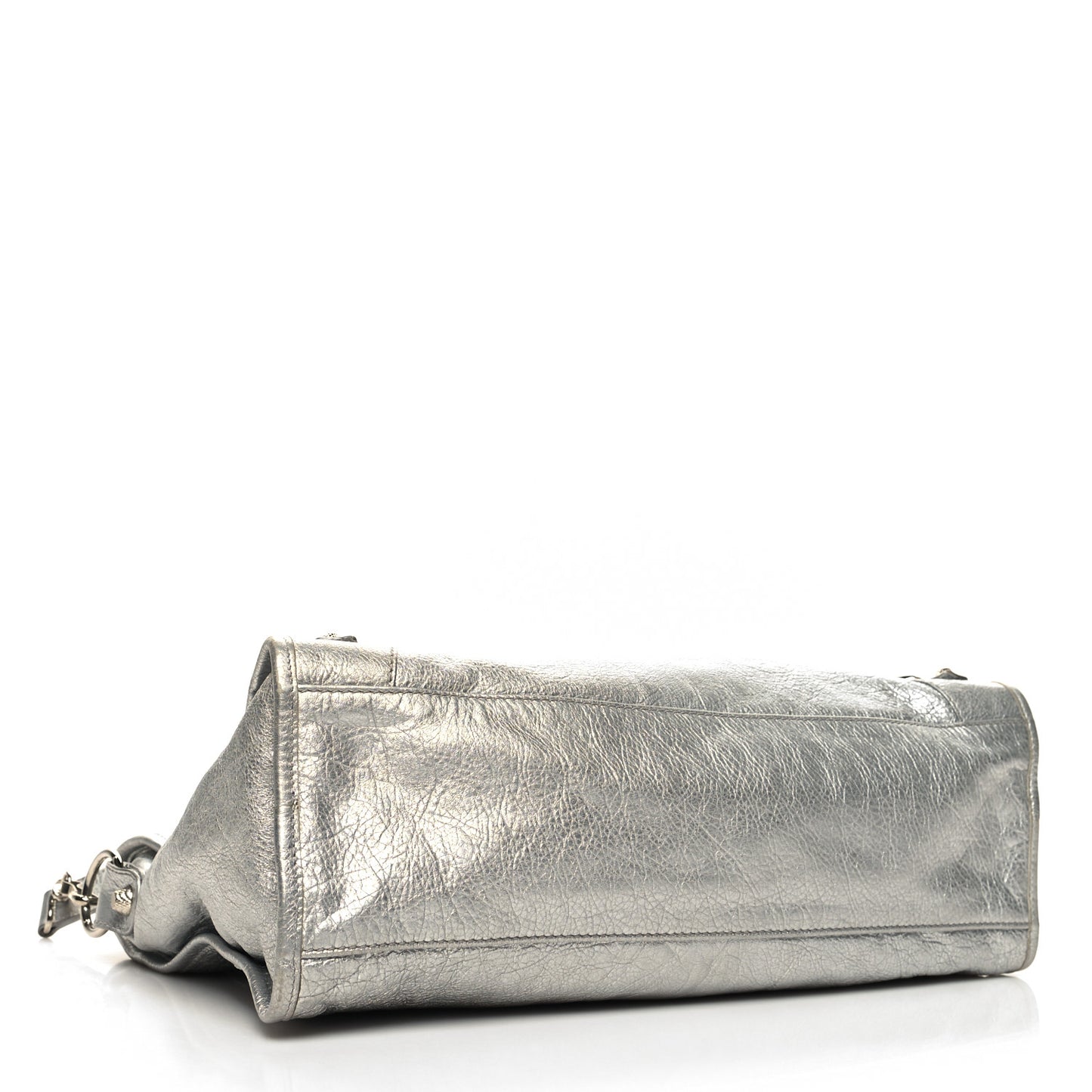 Metallic Agneau Giant 12 Silver Hardware City Gris Aluminum