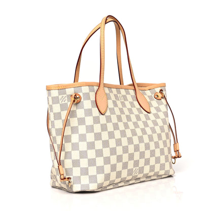 Louis Vuitton Damier Azur Neverfull PM 3 of 9