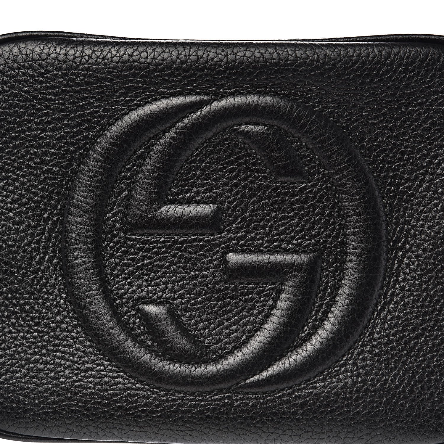 Gucci Pebbled Calfskin Small Soho Disco Bag Black 13 of 13