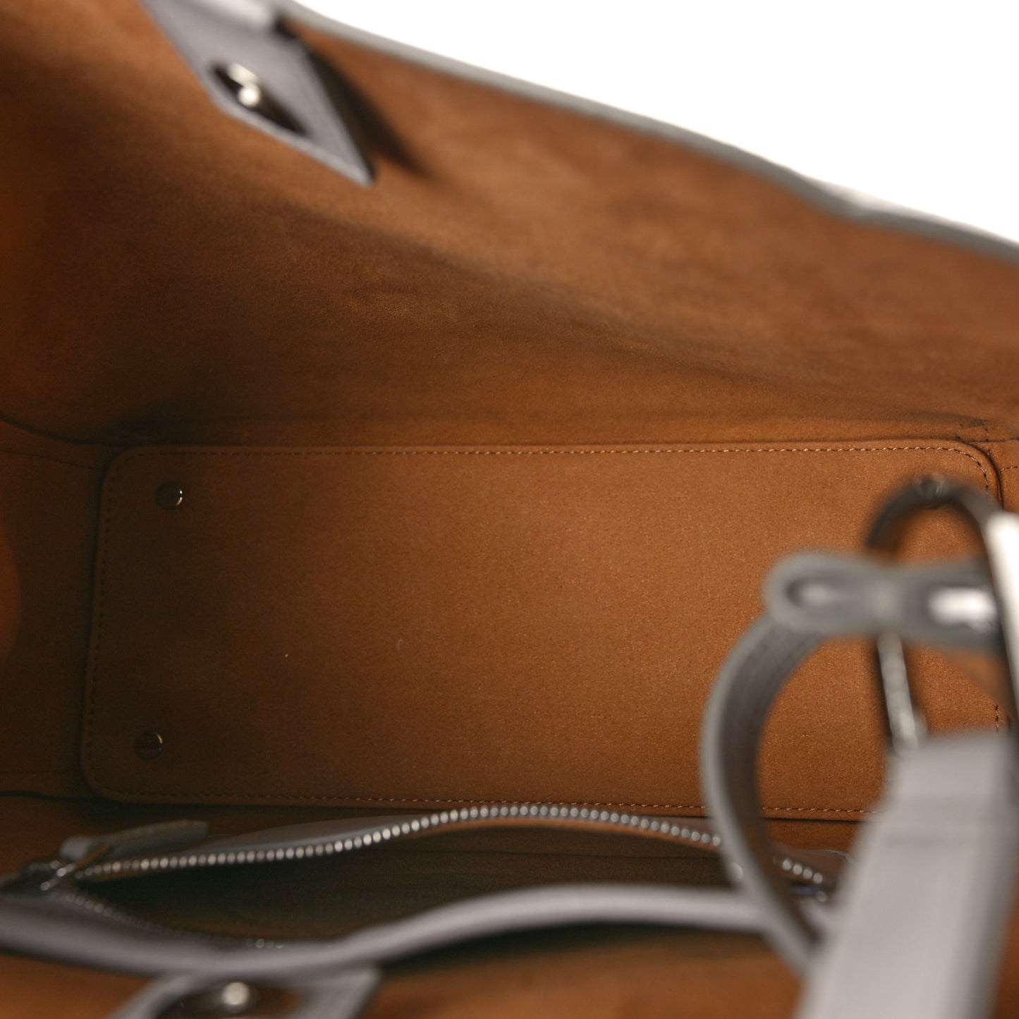 Calfskin Ottomar Monogram Sarah Medium Hobo Dove Grey