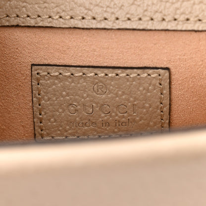 Gucci GG Supreme Monogram Textured Dollar Calfskin Super Mini Dionysus Shoulder Bag Beige Mystic White Oatmeal 6 of 10