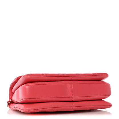 Chanel Lambskin Quilted Small Trendy CC Flap Dual Handle Bag Bright Pink 4 of 13