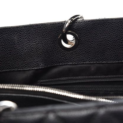 Chanel Caviar Quilted XL Grand Shopping Tote GST Black 12 of 20