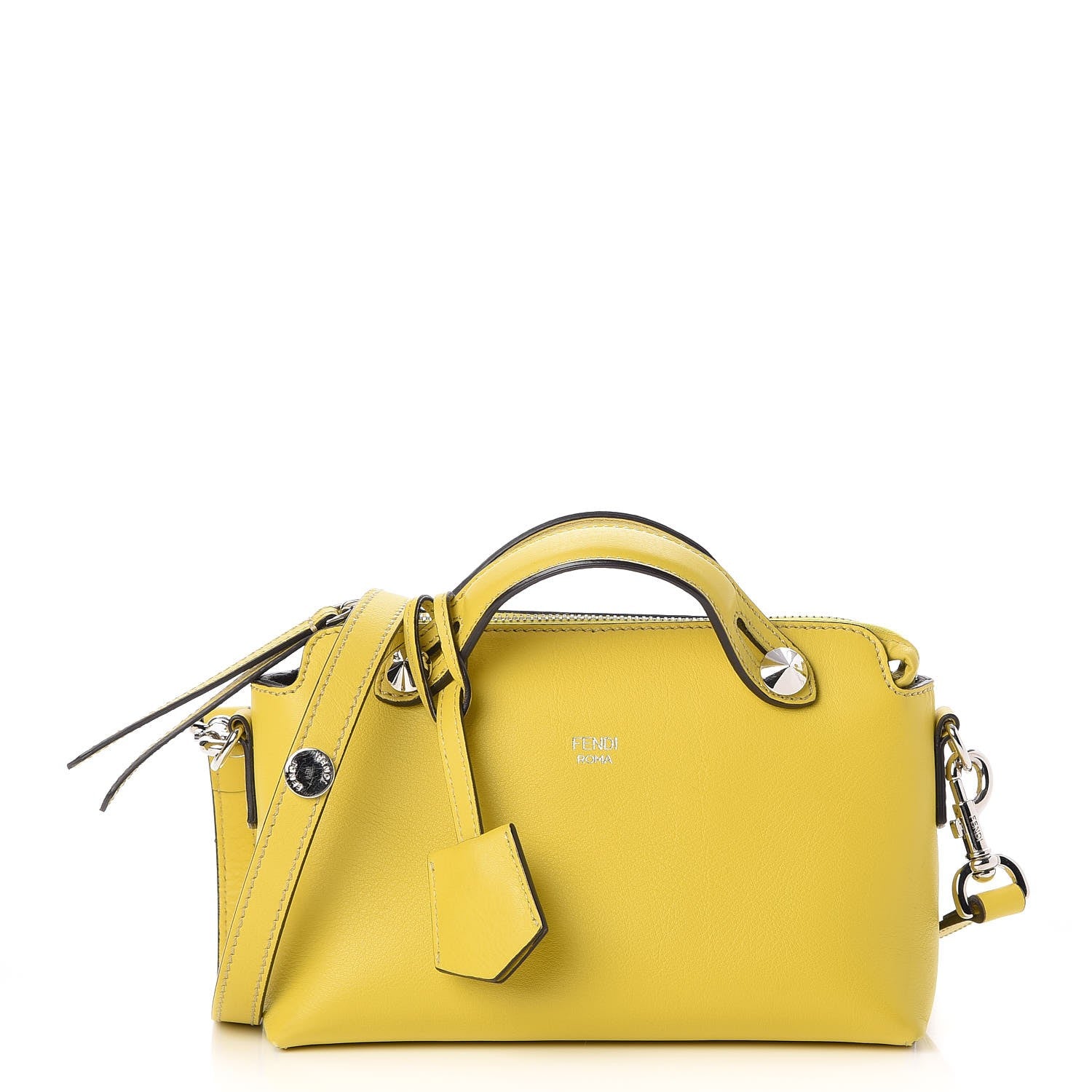 Fendi Vitello Dolce Mini By The Way Boston Bag Cedro 1 of 7